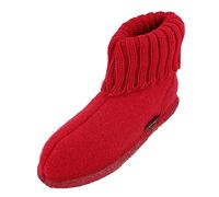 Haflinger Mixte Enfant Karl Hüttenschuh Chaussons Montants, Rouge Rubin 11, 24 EU