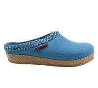 HAFLINGER 711053 Grizzly Zigzag, Chaussons Mixte Adulte, Pointure:40 EU, La Couleur:Turquoise