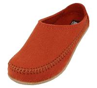HAFLINGER Blizzard Credo Chaussons en feutre avec semelle en caoutchouc, Renard, 39 EU