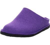 Haflinger Chausson unisexe Flair Soft 311010 Fliz uni Gr.36-50 violet-EUR 36