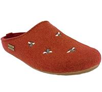 HAFLINGER Chaussons Femme Everest Api 484016, Pointure:38 EU, La Couleur:Orange