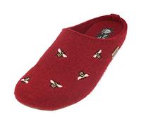 HAFLINGER Chaussons Femme Everest Api 484016, Pointure:39 EU, La Couleur:Rouge
