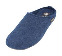 Haflinger Chaussons de chalet Everest Fundus – Mixte adulte – Bleu – EU 46