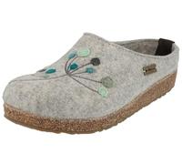 HAFLINGER Chaussons Mixte Adulte Grizzly Amaya 751009, Pointure:37 EU, La Couleur:Gris