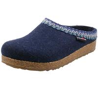 HAFLINGER Chaussons Mixte Adulte Grizzly Francisco 711053, Pointure:40 EU, La Couleur:Bleu