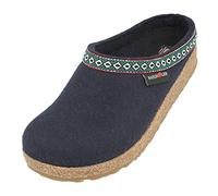 Haflinger Chaussons mixte adulte Grizzly Franzl 711001, Pointure:41 EU, La couleur:bleu
