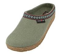 HAFLINGER Chaussons Mixte Adulte Grizzly Franzl 711001, Pointure:44 EU, La Couleur:Vert