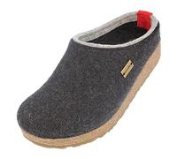 HAFLINGER Chaussons Mixte Adulte Grizzly Kris 711056, Pointure:41 EU, La Couleur:Gris