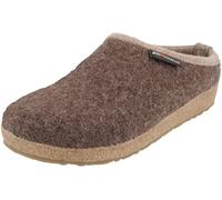 HAFLINGER Chaussons Mixte Adulte Grizzly Panda 721004, Pointure:42 EU, La Couleur:Marron
