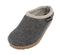 HAFLINGER Chaussons Mixte Adulte Grizzly Panda 721004, Pointure:43 EU, La Couleur:Gris