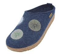 HAFLINGER Chaussons Mixte Adulte Grizzly Radius 751008, Pointure:41 EU, La Couleur:Bleu