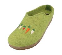 HAFLINGER Chaussons Mixte Adulte Grizzly Rübli 741042, Pointure:41 EU, La Couleur:Vert