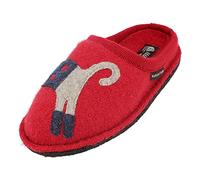 HAFLINGER Chaussons pour Femme Flair Cucho 313080, Pointure:40 EU, La Couleur:Rouge