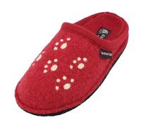 HAFLINGER Chaussons pour Femmes Flair Fido 313105, Pointure:38 EU, La Couleur:Rouge
