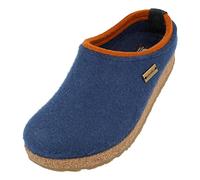 HAFLINGER Chaussons pour Femmes Grizzly Kris 711056, Pointure:40 EU, La Couleur:Bleu