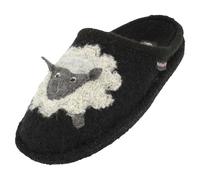 HAFLINGER Chaussons pour Femmes Lamby 313101, Pointure:40 EU, La Couleur:Noir
