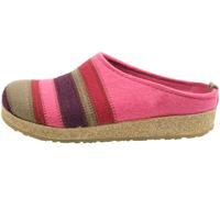Haflinger Chaussures Femmes Pantoufles En Laine Grizzly Rayures 711049