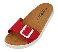 HAFLINGER Corfu Sandales d'été végétaliennes, rouge, 39 EU