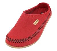 Haflinger Femme Credo Chaussons Mules, Rouge (11 Rubin), 43 EU