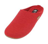 HAFLINGER Everest Fundus 481024, Chaussons Mixte Adulte, Pointure:40 EU, La Couleur:Rouge