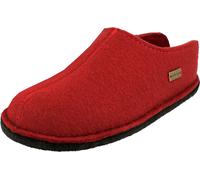 Haflinger Femmes Pantoufles en feutre de laine pour hommes Flair Smily 311013, Taille:37 EU, Couleur:Rouge
