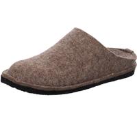 Haflinger Femmes Pantoufles pour hommes Feutre de laine Flair Soft 311010, Taille:42 EU, Couleur:Marron