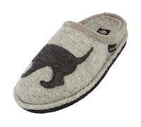 HAFLINGER Flair Dackel 313021 Chaussons Femme, Pointure:36 EU, La Couleur:Gris