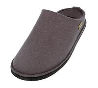 HAFLINGER Flair Soft Pantoufles en feutre de laine Asphalte (58) Taille 40, Gris, 40 EU
