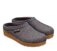 HAFLINGER FRANZL PANTOUFLE EN FEUTRE DE LAINE ANTHRACITE HOMMES/FEMMES