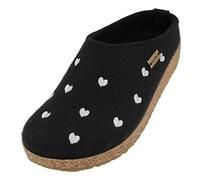 HAFLINGER Grizzly Cuoricini Chausson en feutre en forme de cœur en liège, 42 EU