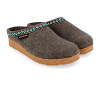 HAFLINGER Chaussons Mixte Adulte Grizzly Franzl 711001, Pointure:37 EU, La Couleur:Gris