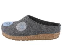 Haflinger Grizzly Radius Chaussons femme Pantolette Gris Loisirs, Taille:36 EU