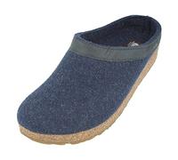 HAFLINGER Grizzly Torben 713001, Chaussons Mixte Adulte, Pointure:40 EU, La Couleur:Bleu