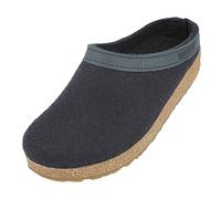 HAFLINGER Grizzly Torben 713001, Chaussons Mixte Adulte, Pointure:43 EU, La Couleur:Bleu