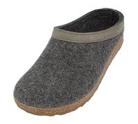 HAFLINGER Grizzly Torben 713001, Chaussons Mixte Adulte, Pointure:46 EU, La Couleur:Gris