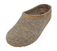 HAFLINGER Grizzly Torben Sabots en Feutre de Laine Pure, Marron, 41 EU