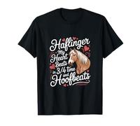 Haflinger Horse : Mon cœur Bat aux 3/4 du Temps et Les Sabots T-Shirt