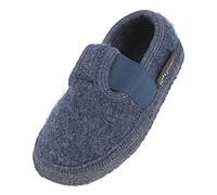 Haflinger Joschi, Chaussons, mixte enfant, Bleu, 35 EU