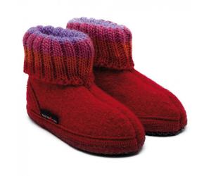 Haflinger - Kids Paul - Chaussons de chalet - EU 28 - brick red