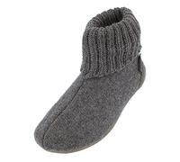 HAFLINGER Mixte Adulte Everest Karlo Chaussons Montants, Gris (Anthrazit 04), 39 EU