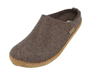 HAFLINGER Mixte Emil's Toffel Chausson, Marron chiné, 37 EU