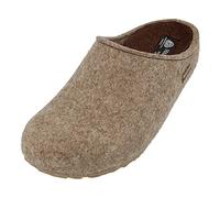 Haflinger Mixte Grizzly Michl Chaussons Mules, Beige (Torf 550), 43 EU