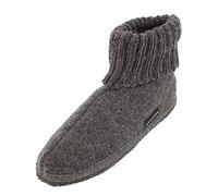 Haflinger Mixte Karl Hüttenschuh Chaussons Montants, Gris (4 Anthrazit), 43 EU
