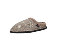 HAFLINGER Pantoufle beige chiné / rouge / noir / blanc, Taille 46
