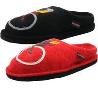Haflinger Pantoufle femme Flair Radl 313060, Taille:37 EU, Couleur:Rouge