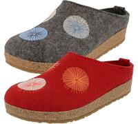 Haflinger Pantoufle femme Grizzly Radius 751008, Taille:41 EU, Couleur:Gris