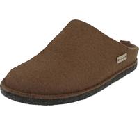 Haflinger Pantoufle homme feutre de laine anatomique Flair Soft 311010, Taille:41 EU, Couleur:Marron