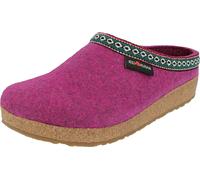 Haflinger Pantoufle homme feutre laine Grizzly Franzl 711001, Taille:37 EU, Couleur:Violet