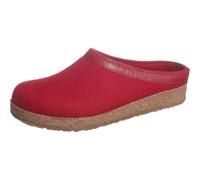 HAFLINGER Grizzly Torben 713001, Chaussons mixte adulte, Pointure:45 EU, La couleur:rouge