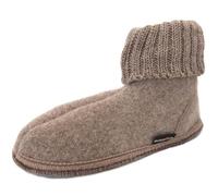 HAFLINGER Pantoufles Karl 631047-46 en laine beige (beigechiné), 39
